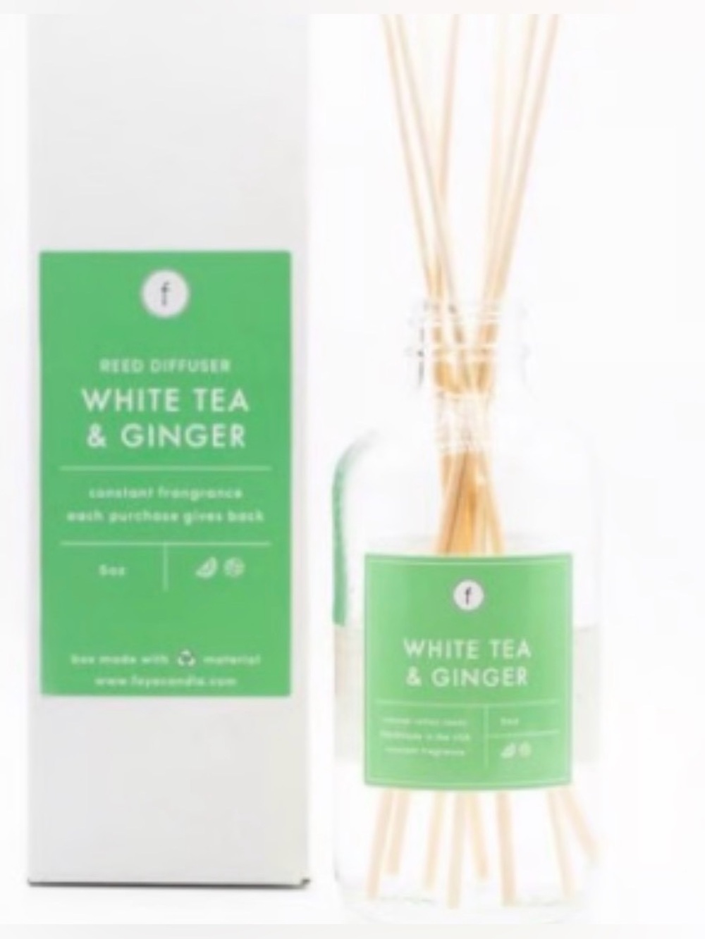 Reed Diffuser White Tea & Ginger